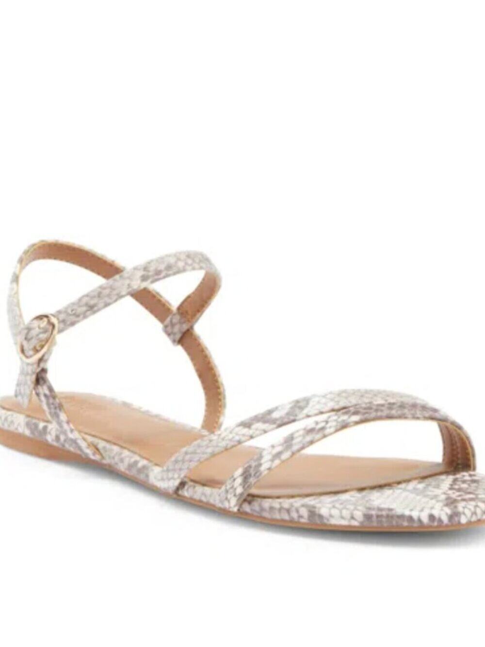 Nordstrom Rack Paros Sandal in Beige Raupe Snake 6.5